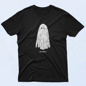 Spooky Oh Sheet 90s Halloween Ghost Meme Fan Gift Graphic Costume T Shirt 90